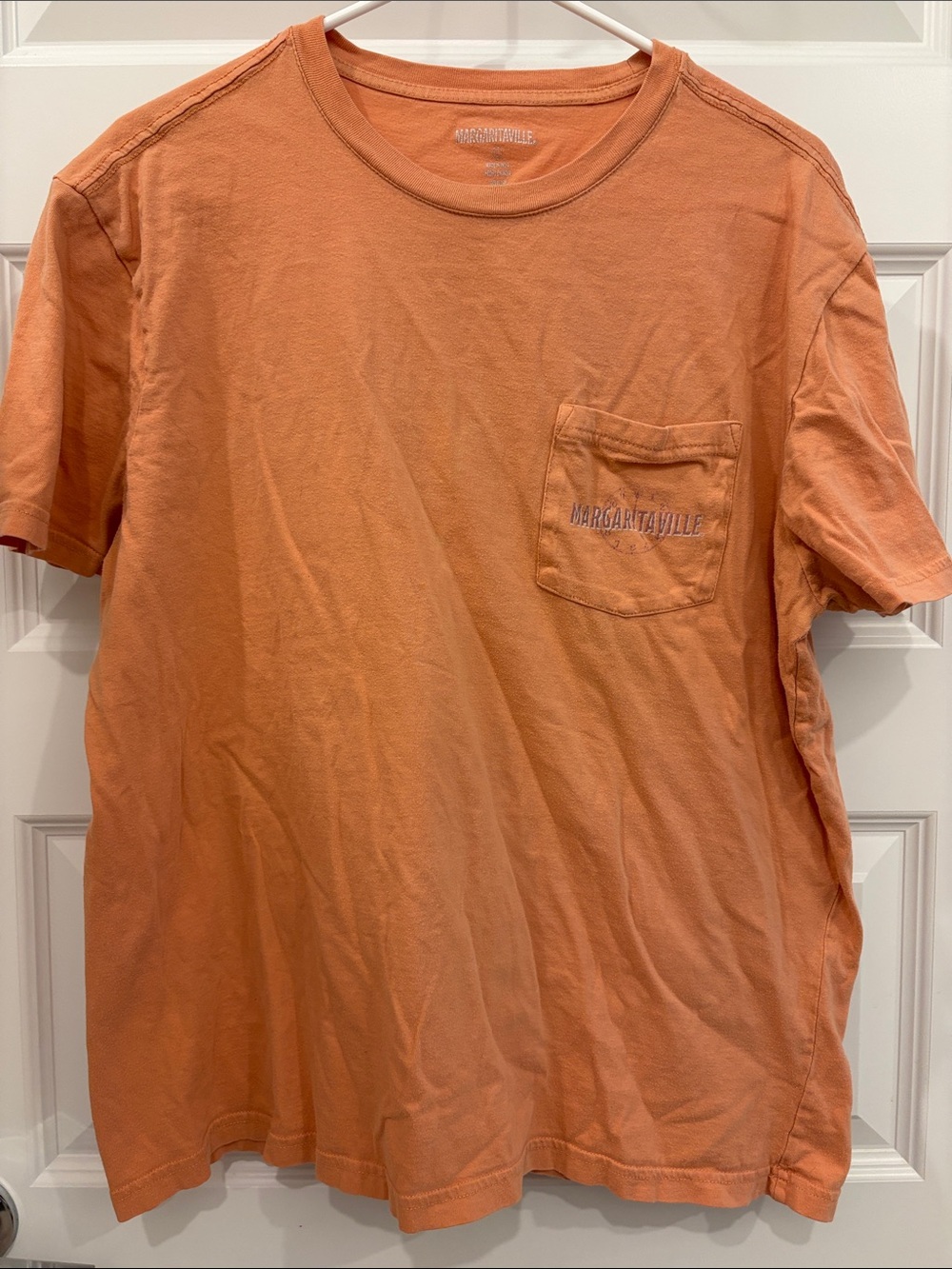Margaritaville Men's Short-Sleeve Pocket Tee — Orange